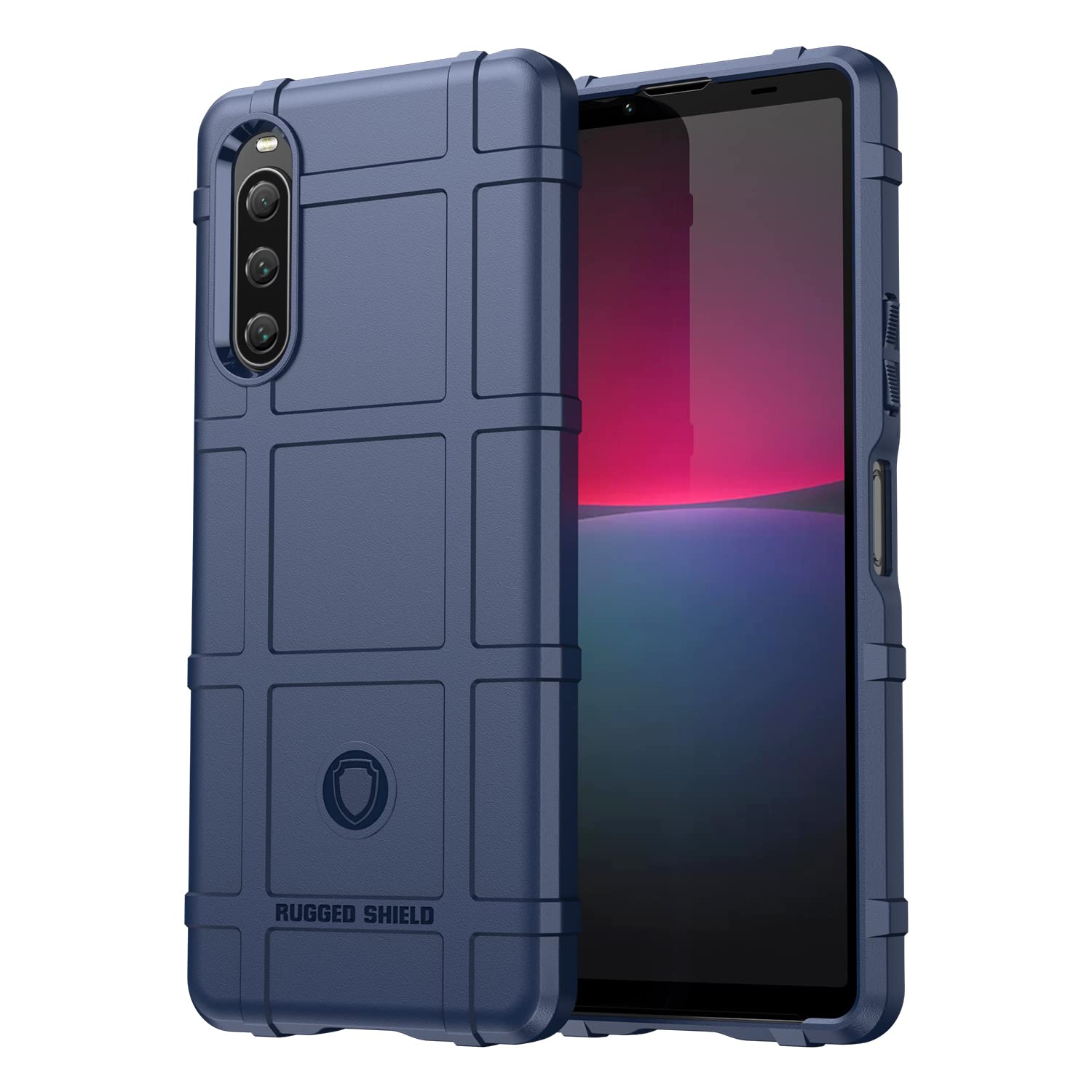 RanTuo Cover per Sony Xperia 10 V, AntiGraffio, Silicone Morbido, Antiurto, Cover Custodia per Sony Xperia 10 V.(Blu