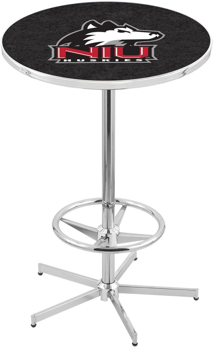 Holland Bar Stool Co. L216-42" Chrome Northern Illinois Pub Table