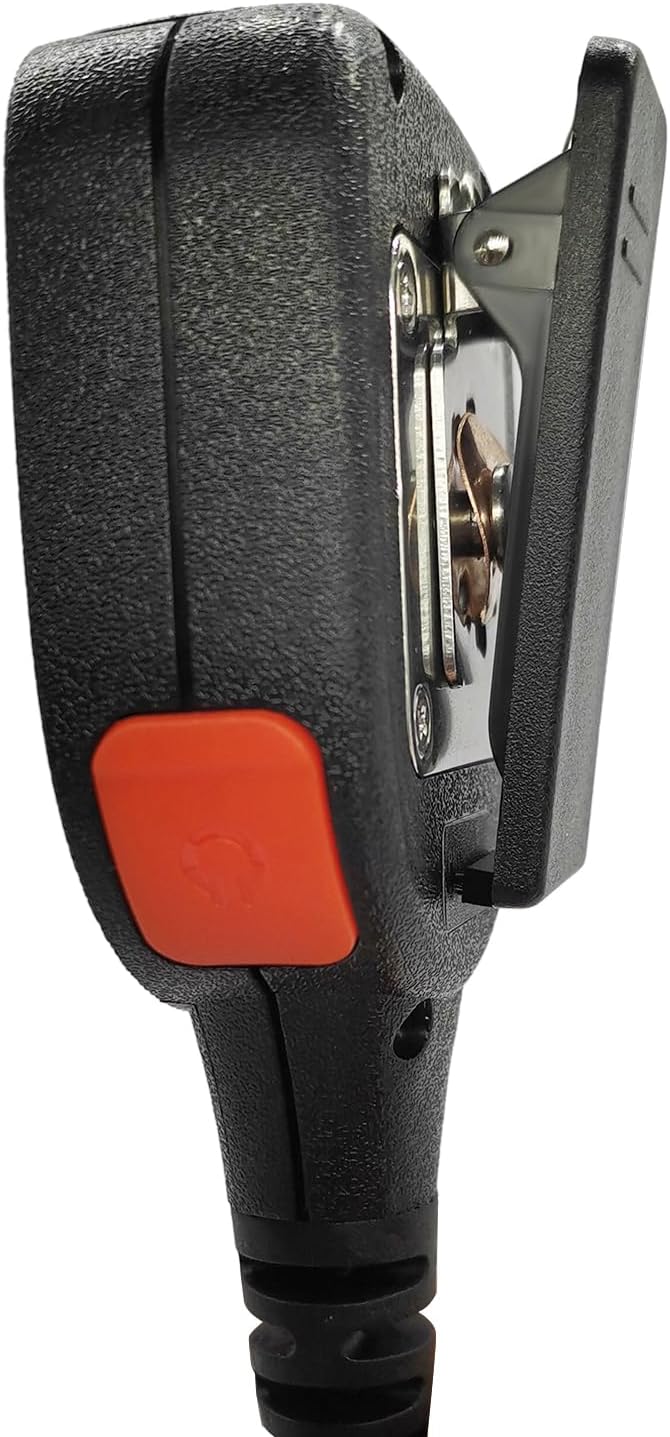 Speaker Microphone Handsfree for Standard Horizon SSM-14A Submersible Radio,Commercial-Grade, IP67 Waterproof Rainproof, High-Output Noise Canceling Loud Lapel Mic for Demanding Marine Environments