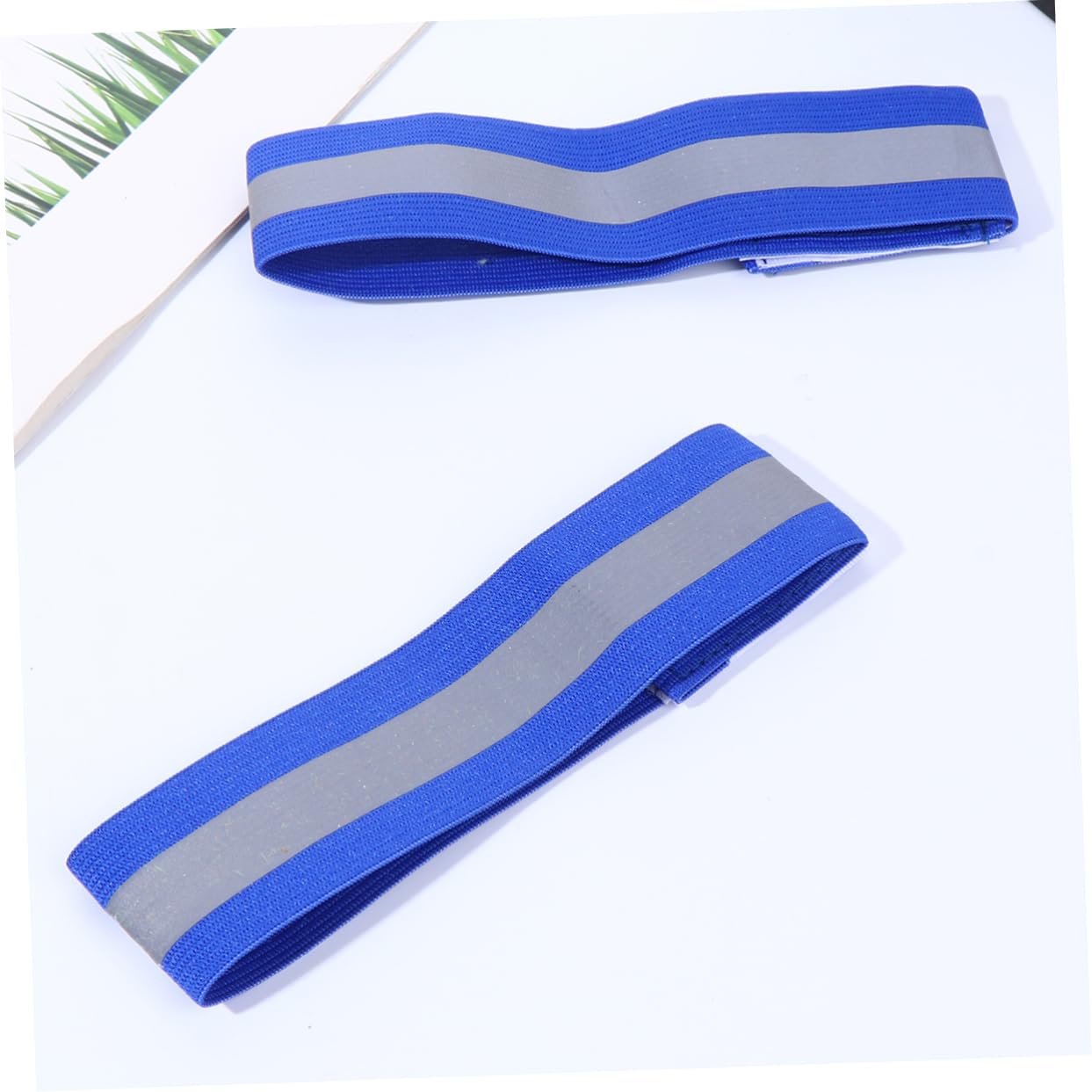 POPETPOP Bracelet Réfléchissant Brassard Reflechissant Coureurs Bracelet LED Brassards Réfléchissants Sécurité Ceinture Nuit Visibilité Elastiques Bracelets Blue