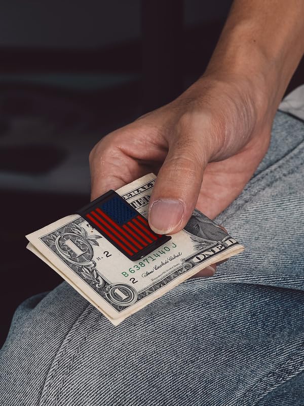 Bandmax Money Clip for Men, Stainless Steel Slim Wallet Cash Credit Card Holder Customizable Fashion Cash Clips Slim Pocket Wallet Gift for Father Husband Friend2