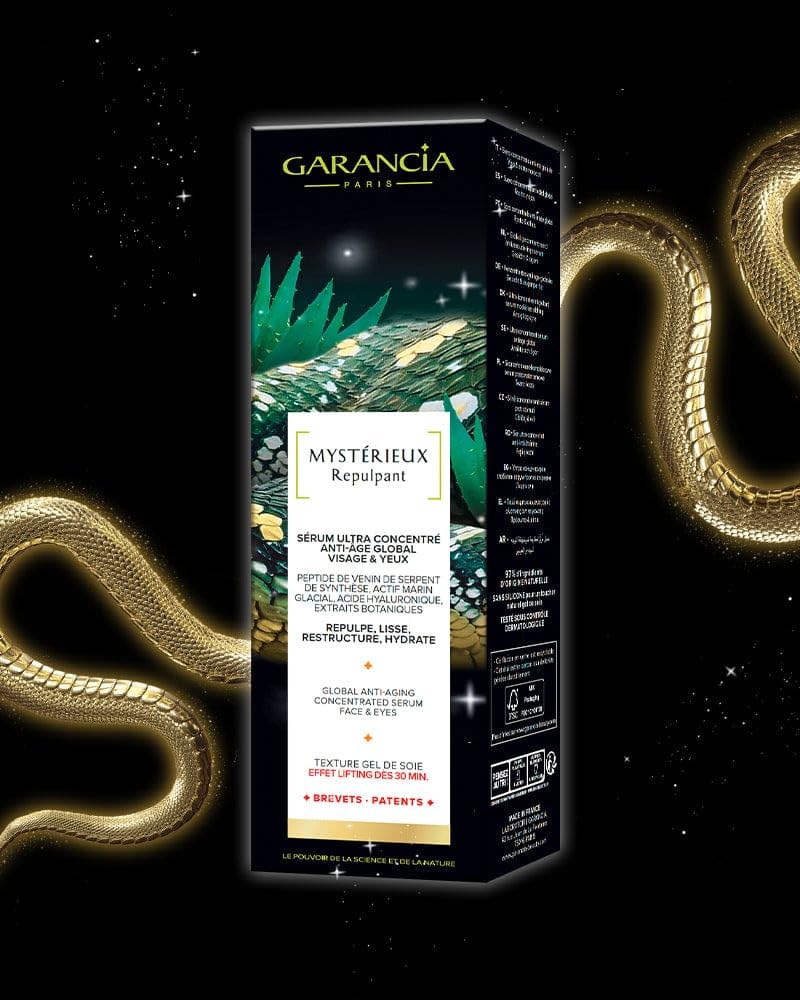 Garancia Mystérieux Sérum Repulpant Algue Marine Anti-Âge Rebondi 30ml | Sérum repulpant. Algue Alaria esculenta et actifs anti-âge, redonne rebond et lisse les traits