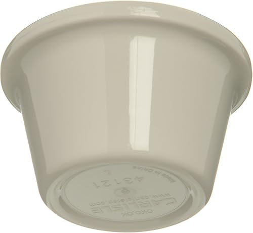 Miniatura 5 de Carlisle FoodService Products 4312142 SAN Ramequin liso, capacidad de 1.5 onzas, altura de 1.43 pulgadas, hueso (caja de 48)