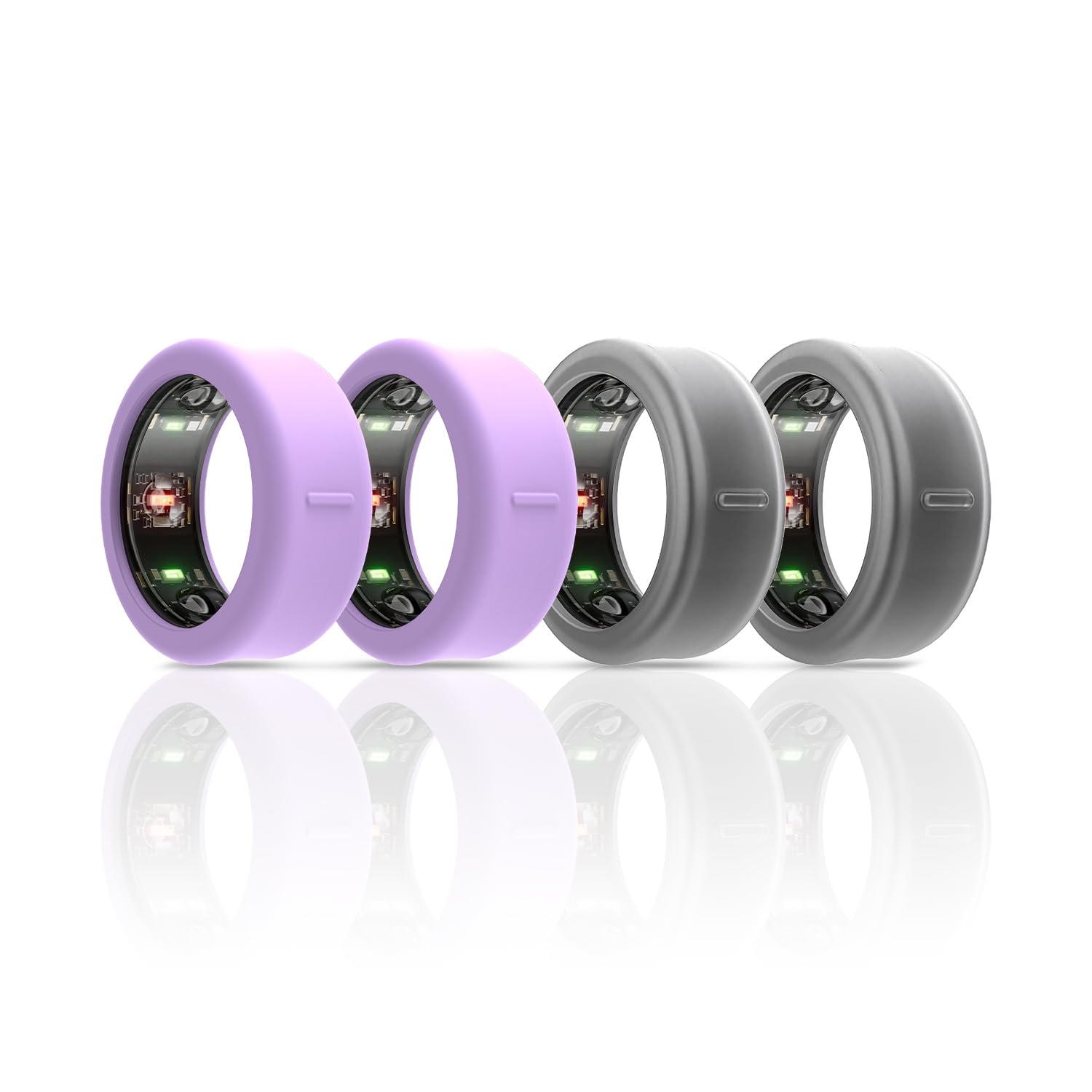 Smart Ring Protector Compatible with Oura Ring Gen 3/Samsung Galaxy Ring H-01, Silicone Smart Ring Cover Working Out Accessories Women & Men-picture-30