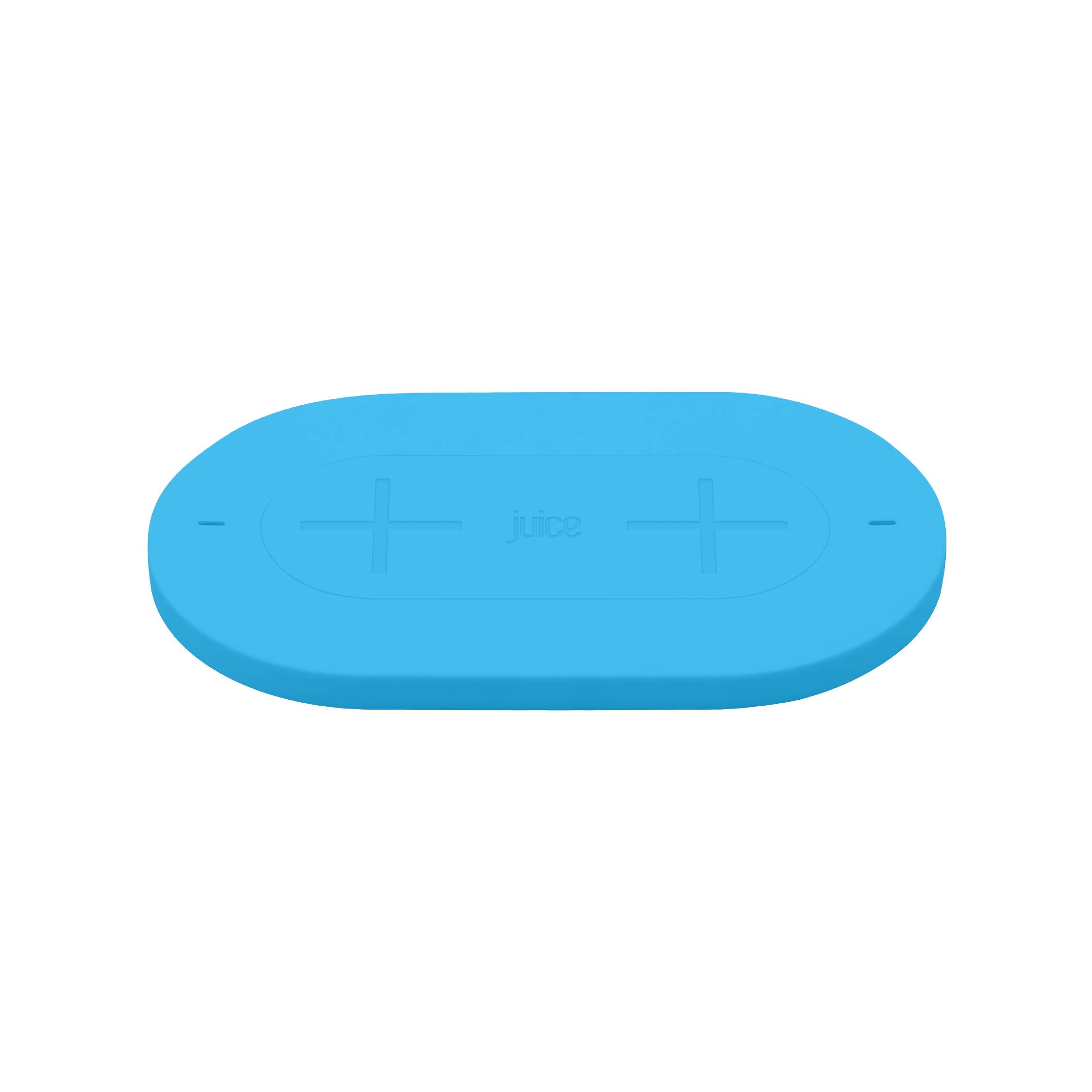 JUICE Wireless QI Compatible Mobile Phone Charging Duo Pad, iPhone, Samsung, Huawei, Sony, Microsoft, Google, 10W, Aqua