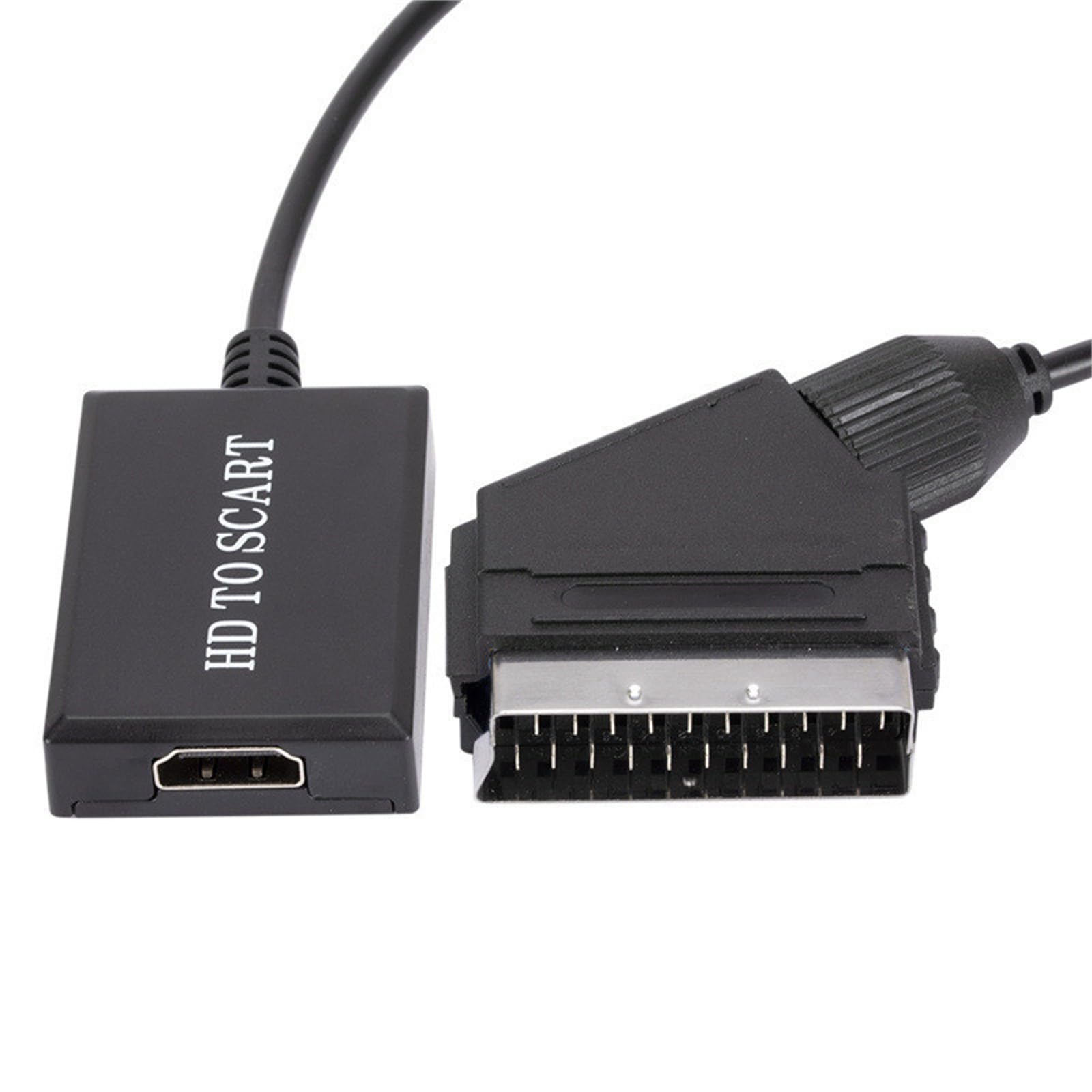 DAGIJIRD HDMI al convertitore SCART 1080P 60HZ HD Video Converter Supporta PAL/NTSC per monitor TV
