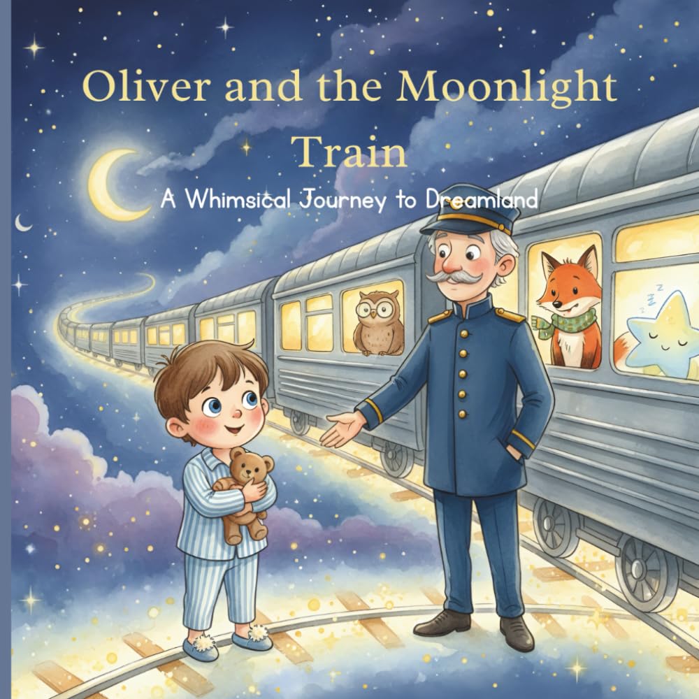 Oliver and the Moonlight Train: A Whimsical Journey to Dreamland for Kids Ages 4-8