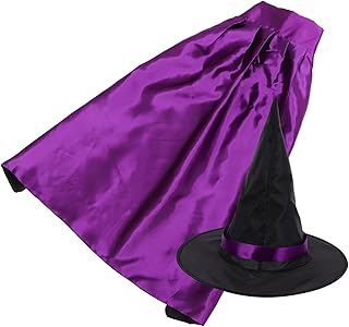 BCOATH Fantasias do Dias Das Bruxas 1 Conjunto De Fantasias De Halloween Decoração Fita Capa Roxa De Halloween Capa De Bruxa Festa Cosplay De Bruxa De Halloween Adereço De Cosplay