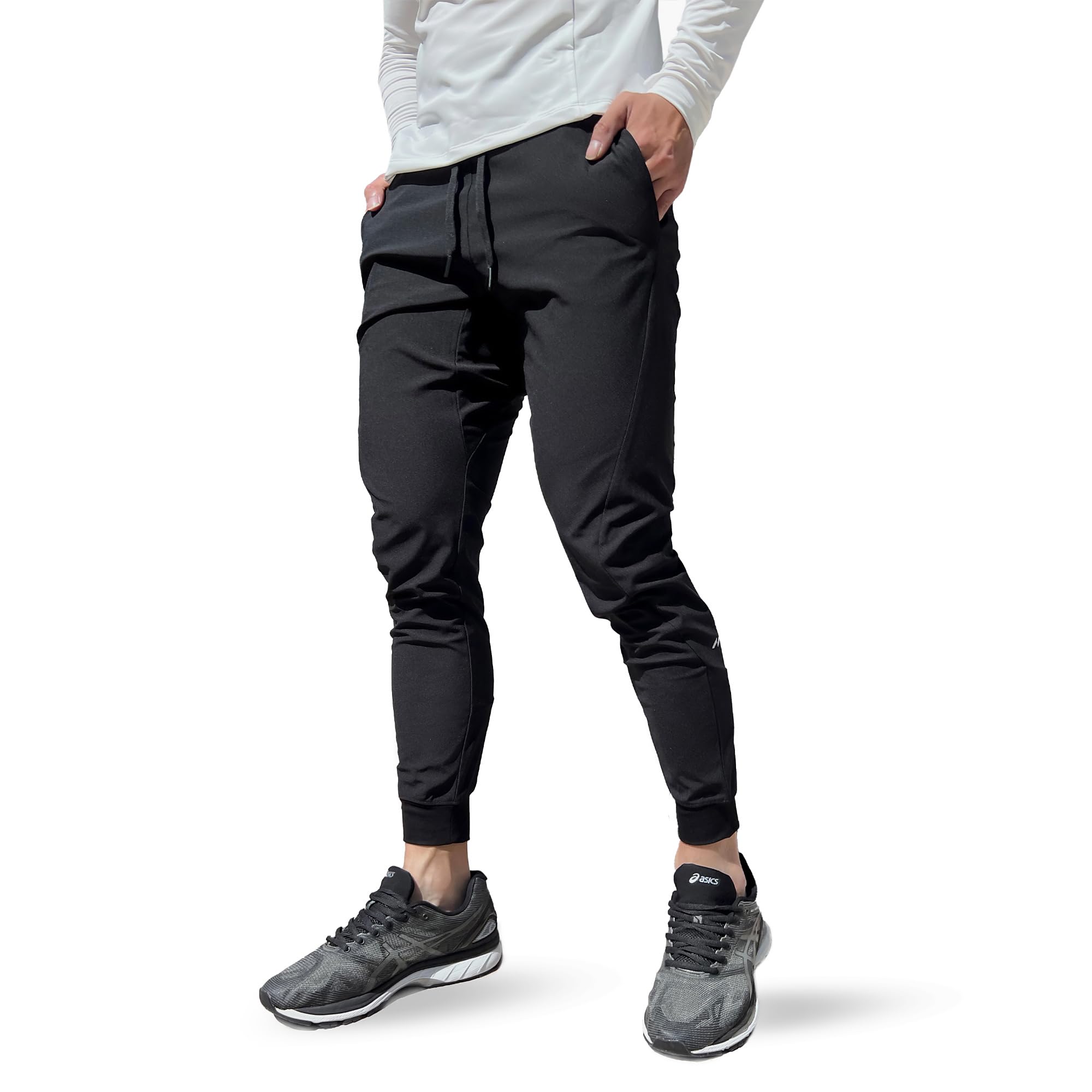 AHA SELECTEDMen's Sweatpants Quick-Drying Stretch Sports Trousers Track Pants Running Workout