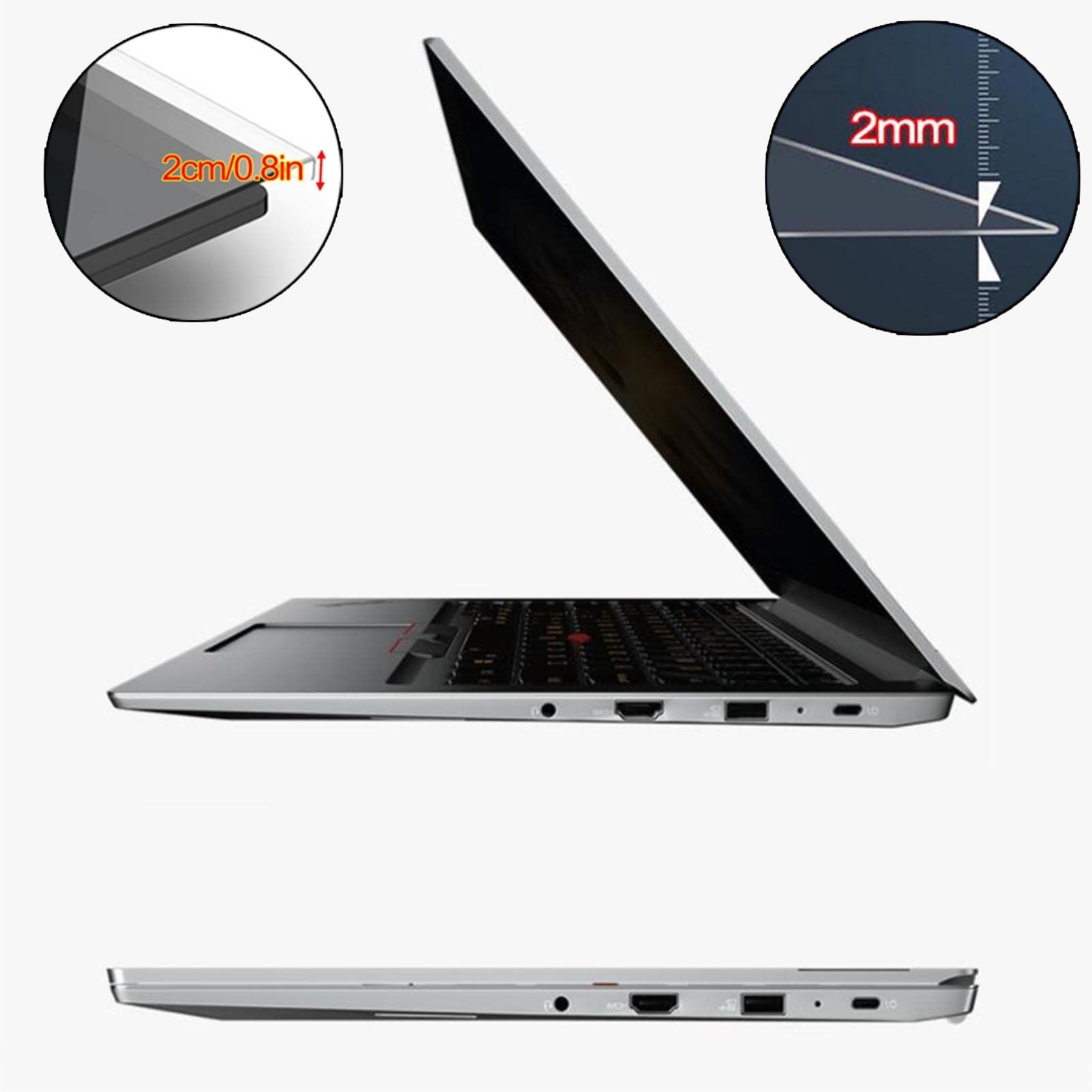 LIGUOYI Premium Filtro De Privacidad, Antis-arañazos Filtro De Pantalla, Antis Luz Azul, Antis UV, Antis-Reflejos Protector De Pantalla, Universasl para Monitor, Fácil De Instalar Y Retirar