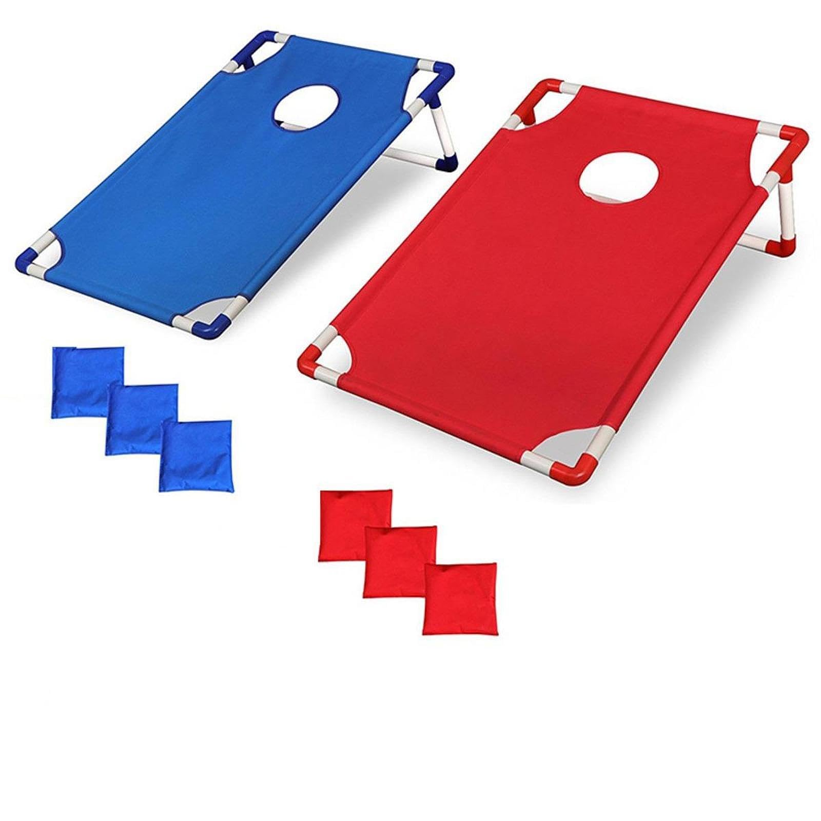Juego de Lanzamiento de Aros Corn Hole, Juguete Portátil para Fiestas, Ideal para Adultos Y Amigos Que Acampan.