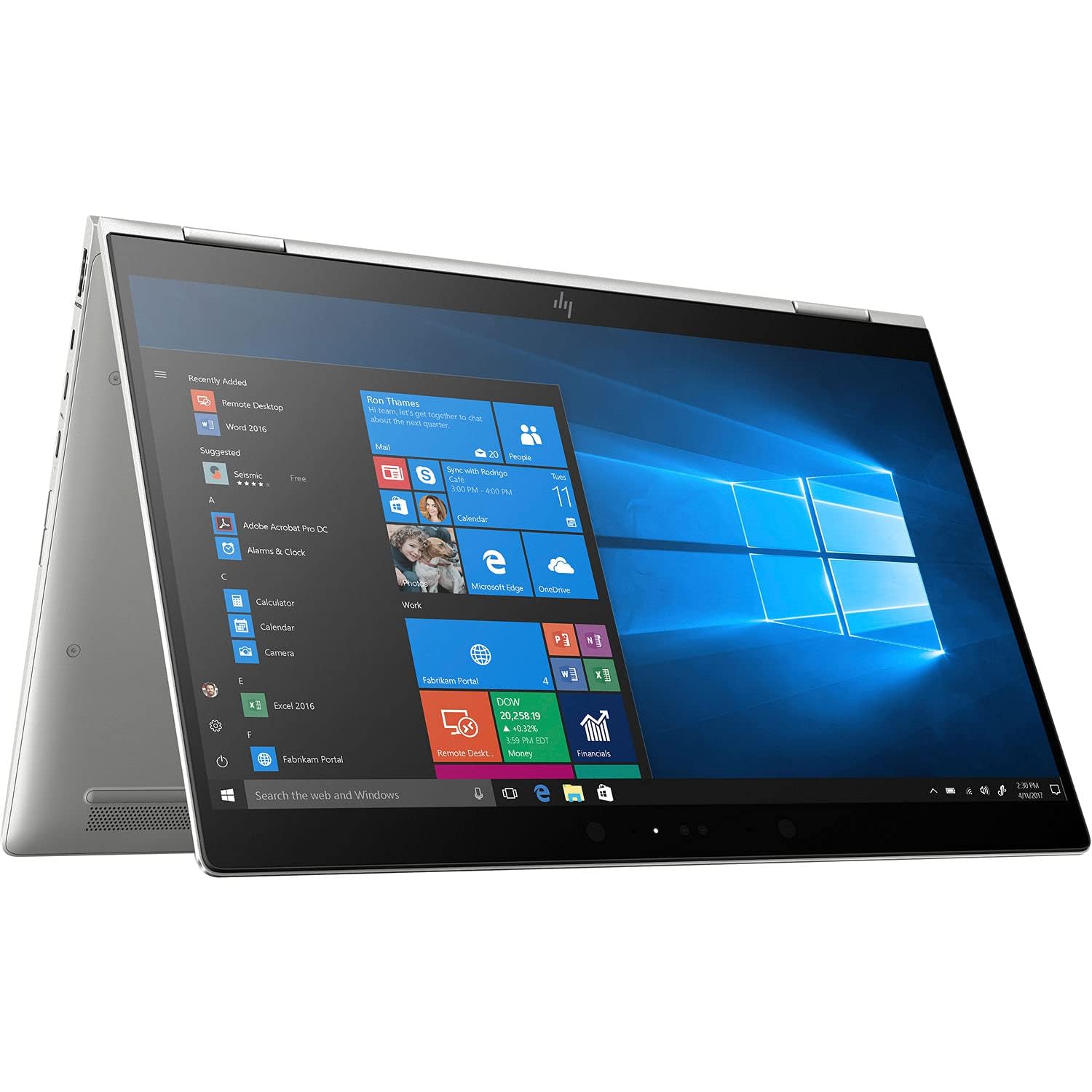 HP EliteBook X360 1030 G3 Ordinateur portable à écran tactile 13,3" FHD Intel Core i5-8350U, 8 Go de RAM, SSD 256 Go, clavier QWERTY japonais, Windows 11 Pro (reconditionné)