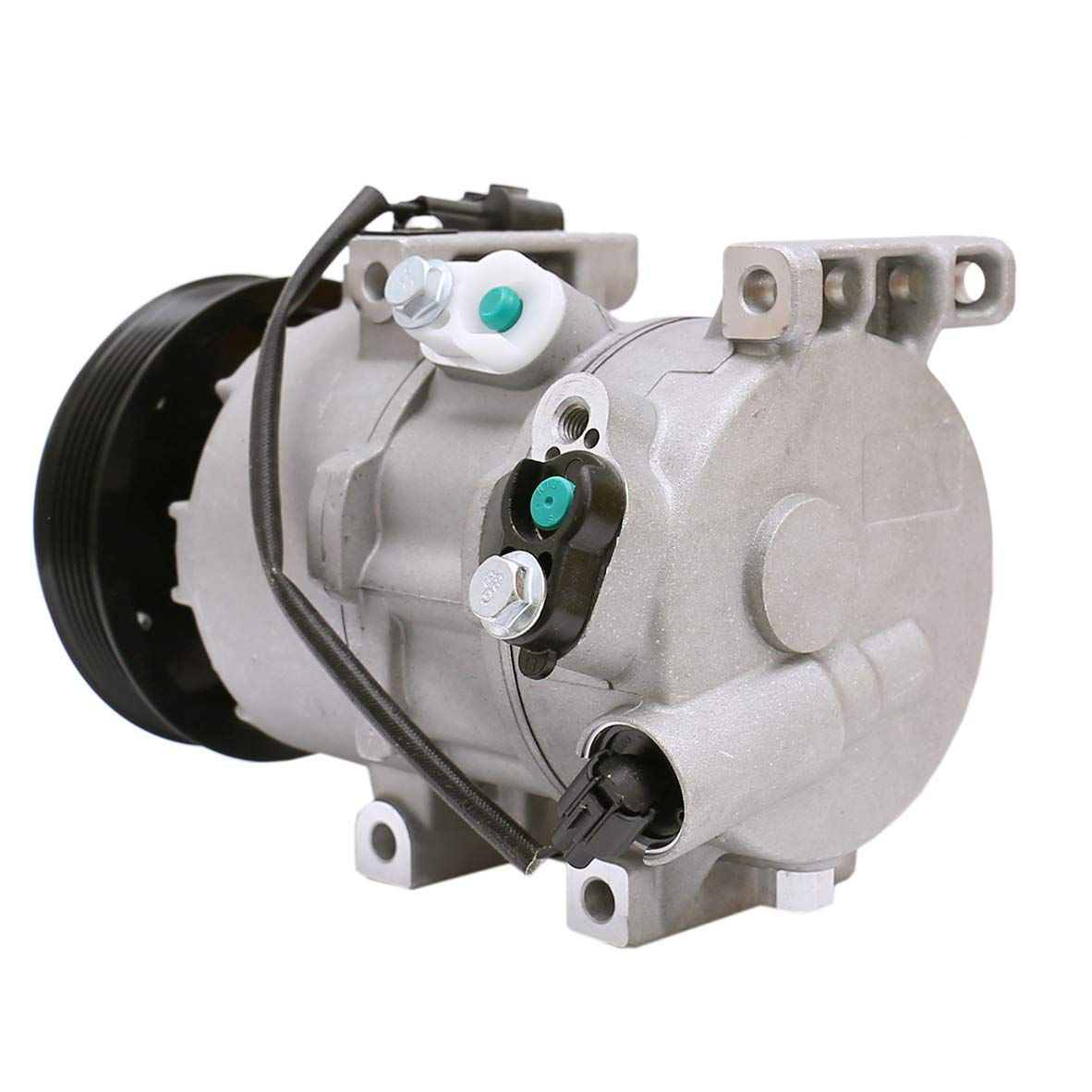 FKG AC Compressor and AC Clutch 977011R100 fit for 2012-2017 Kia Rio 1.6L 2012-2017 Hyundai Accent 1.6L with Automatic Temperature Control product thumbnail 4