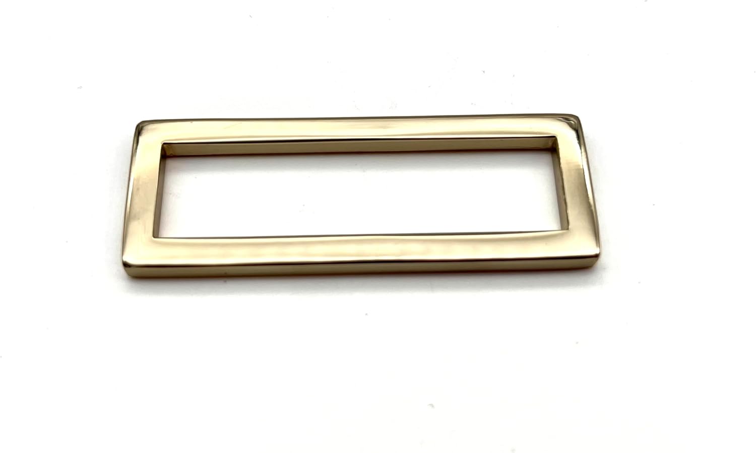 Rectangle ring 2" / 50mm zinc alloying for buckle straps bags belt purse hardware making,bag replacement Light gold U225