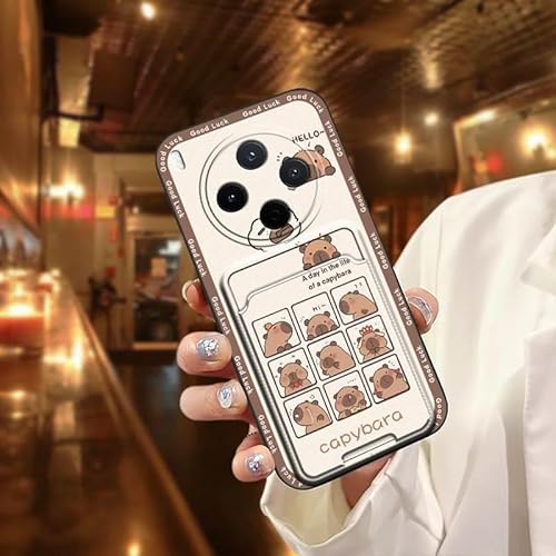 Phone Case Compatible with VIVO Y500 Pro China, Waterproof protective Anti-knock Design Dirt-resistant TPU Card bag Shockproof C