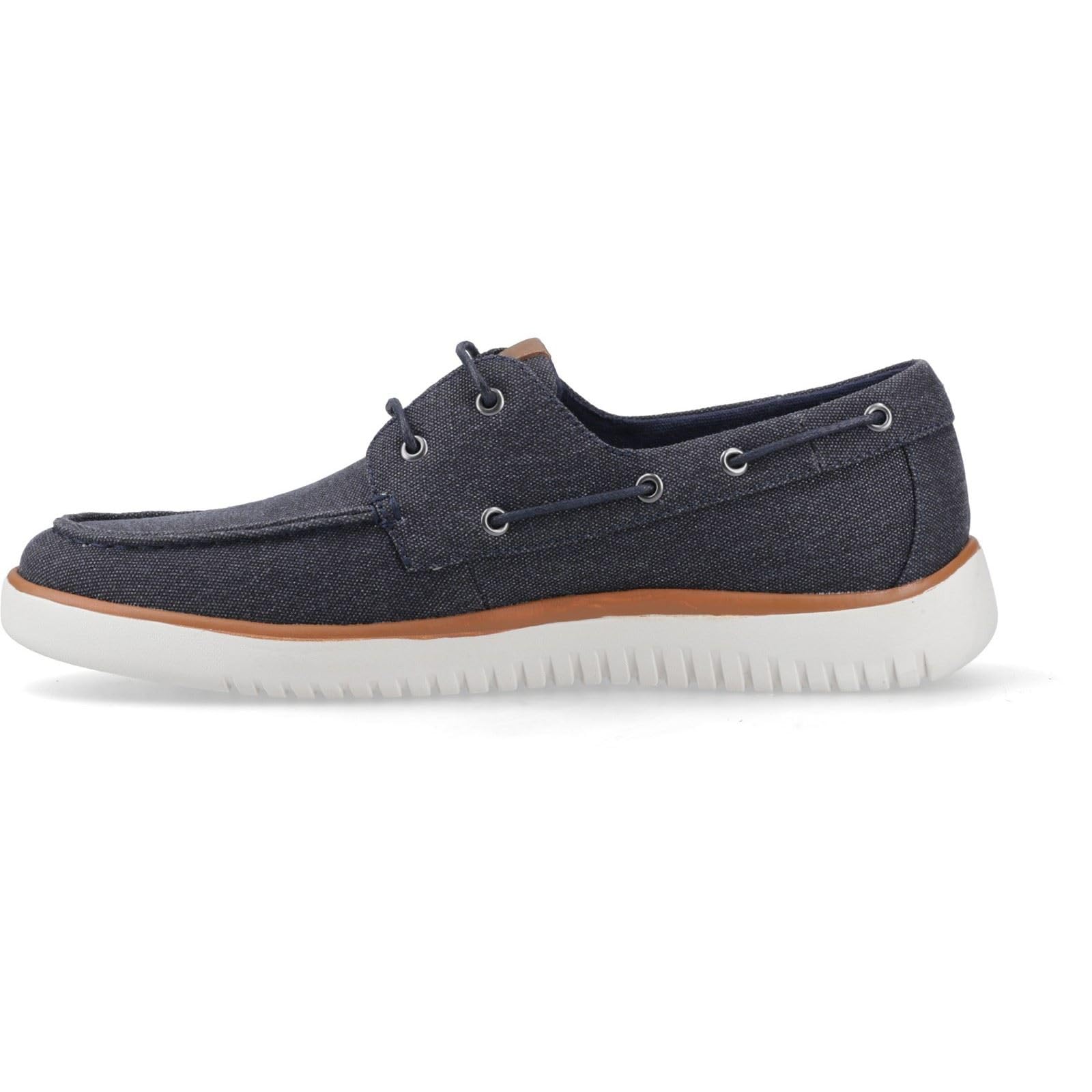 Hush Puppies Daniel Płócienne Buty Żeglarskie Męskie Granatowe Buty Żeglarskie Z Płótna