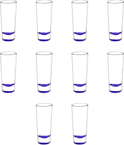 DISCOUNT PROMOS Cordial Shooter - Juego de 10 vasos de chupito, 2 onzas, paquete a granel, ideal para cumpleaños, fiestas, eventos en interiores y