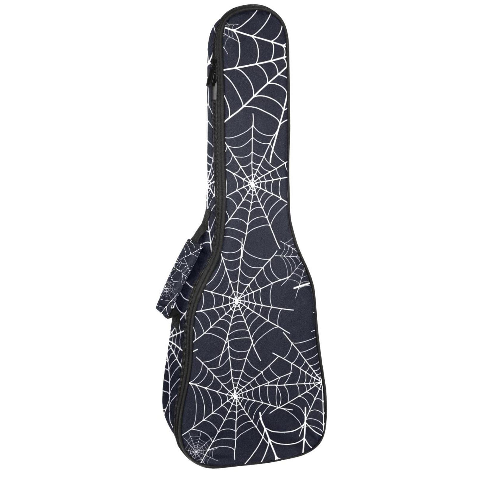 Sac à dos robuste pour ukulélé de concert étui de transport imperméable bleu