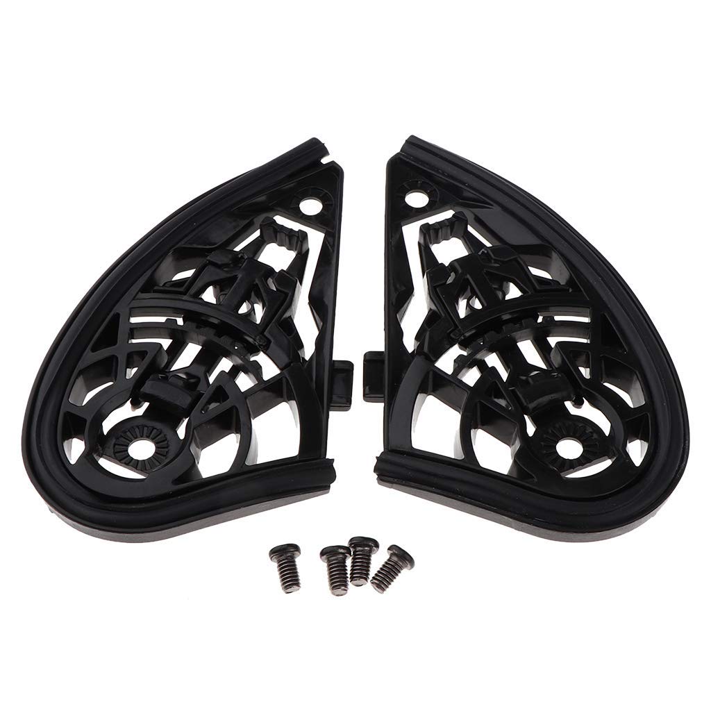 Set di piastra base con schermo protettivo per visiera pivot Tenlacum per caschi AGV K3 K4
