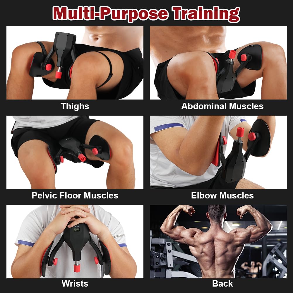 Attrezzo Interno Coscia, Attrezzi Esercizi Pavimento Pelvico Muscoli per Donne e Uomini, Allenatore Per Cosce Correzione Glutei, con Fascia Elastica per Casa Yoga, Glutei Trimmer