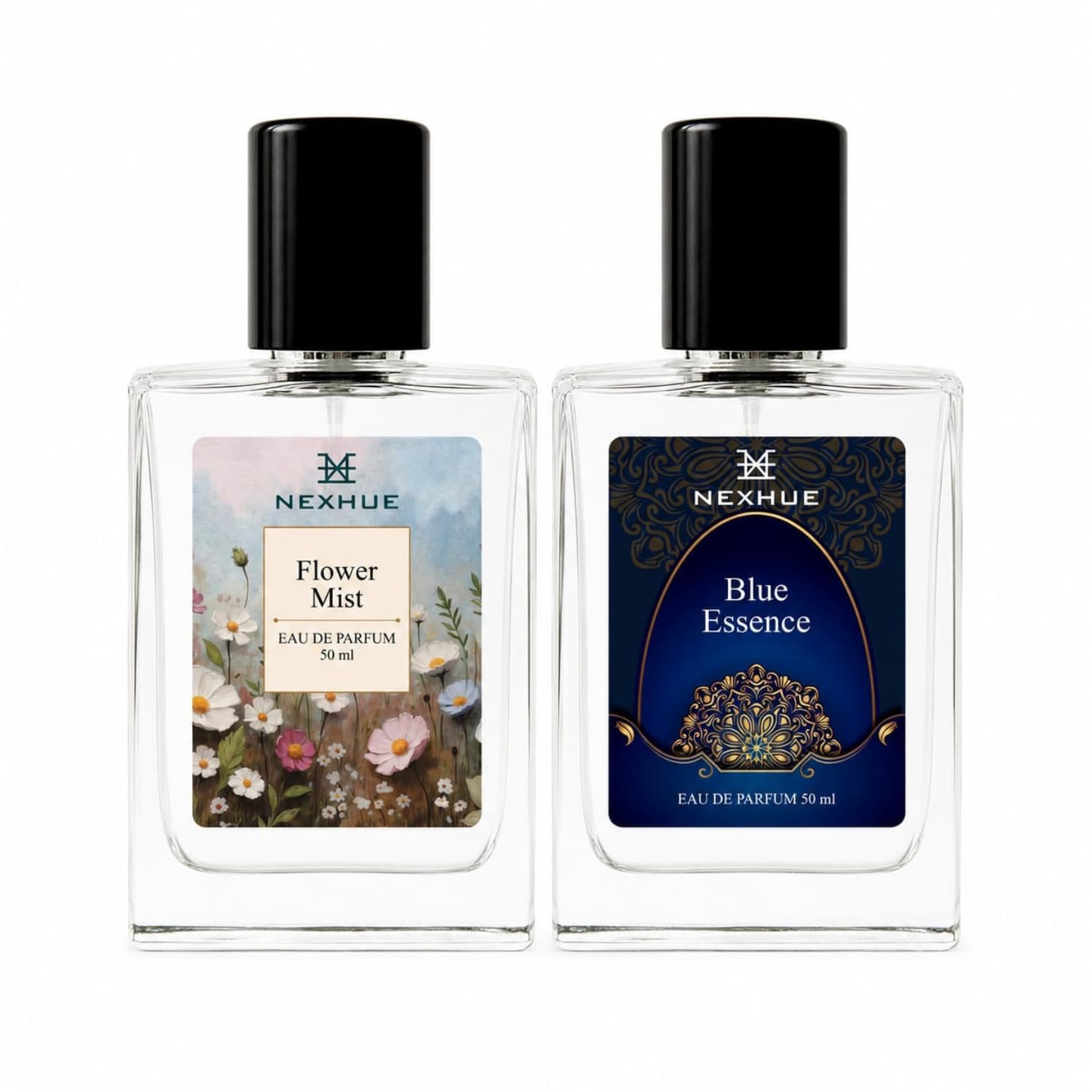 Flower mist & Blue Essence Perfume Gift Set for Women 2x50ml | Gifts for Woman | Perfume for Woman | Date, Senorita, Glam, Rose Long Lasting EDP | Floral & Fruity Premium Fragrance | Gift for Mom |Gift for Mother's Day |Birthday Anniversary (02P F-M & B-E)-image-12