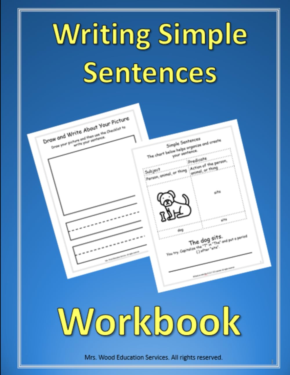 Writing Simple Sentences Workbook