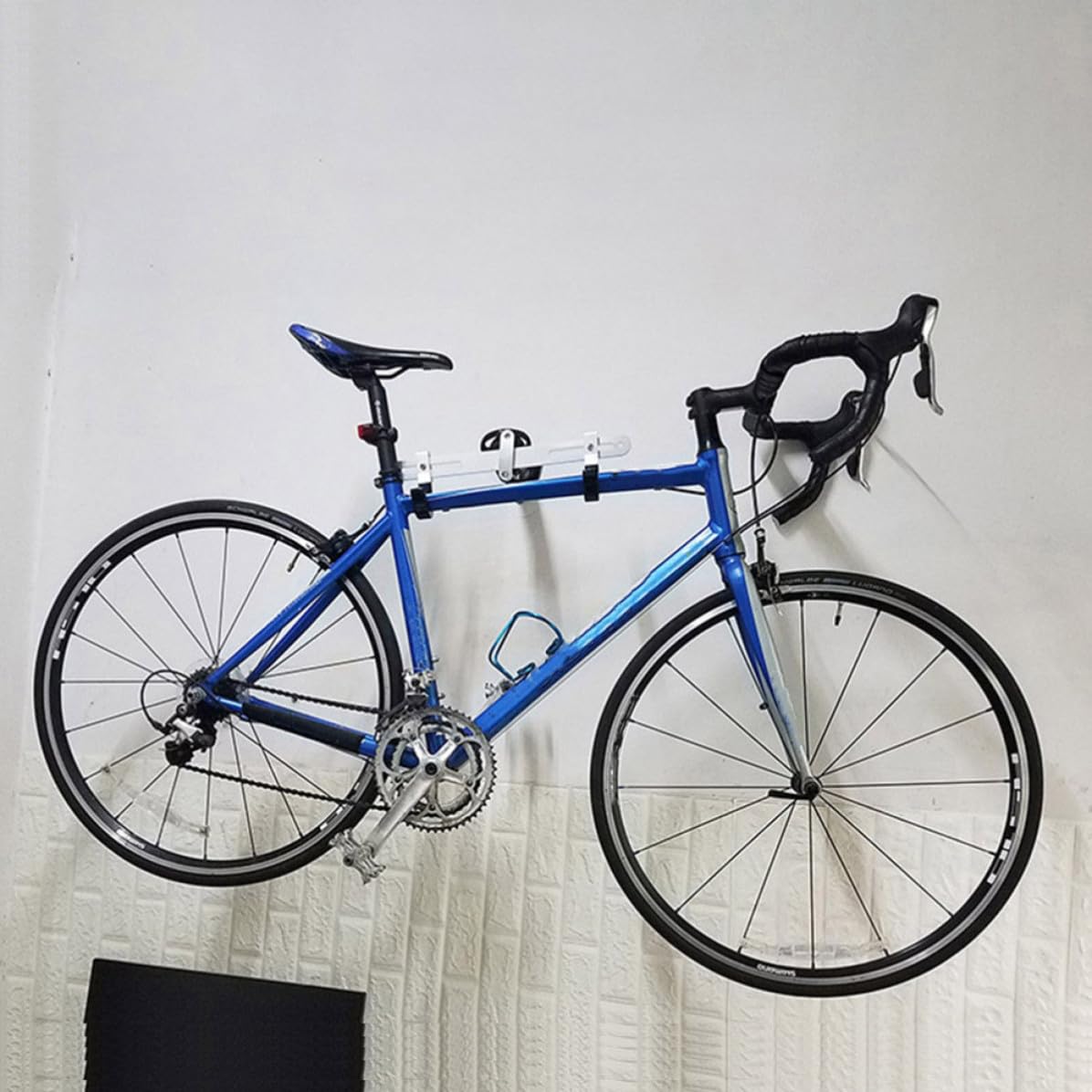 Soporte de Almacenamiento Ajustable para Bicicletas de Pared Negro