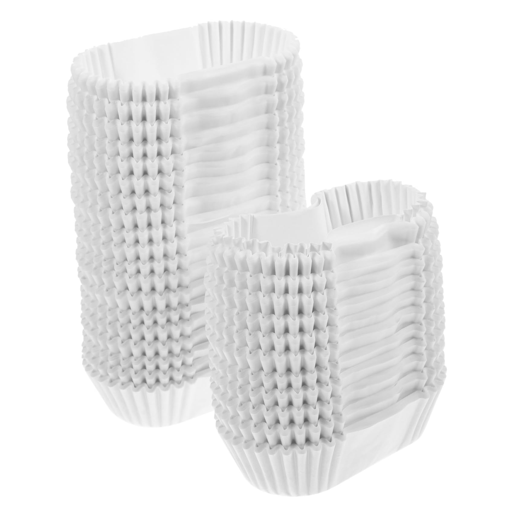 Ciieeo 4 Pièces Gobelet En Papier De Muffins Traiter Les Tasses Moules à Gâteaux Ovales De Gâteaux Gâteau En Papier Moules à Muffins Carrés Bol Tasse à Blanche