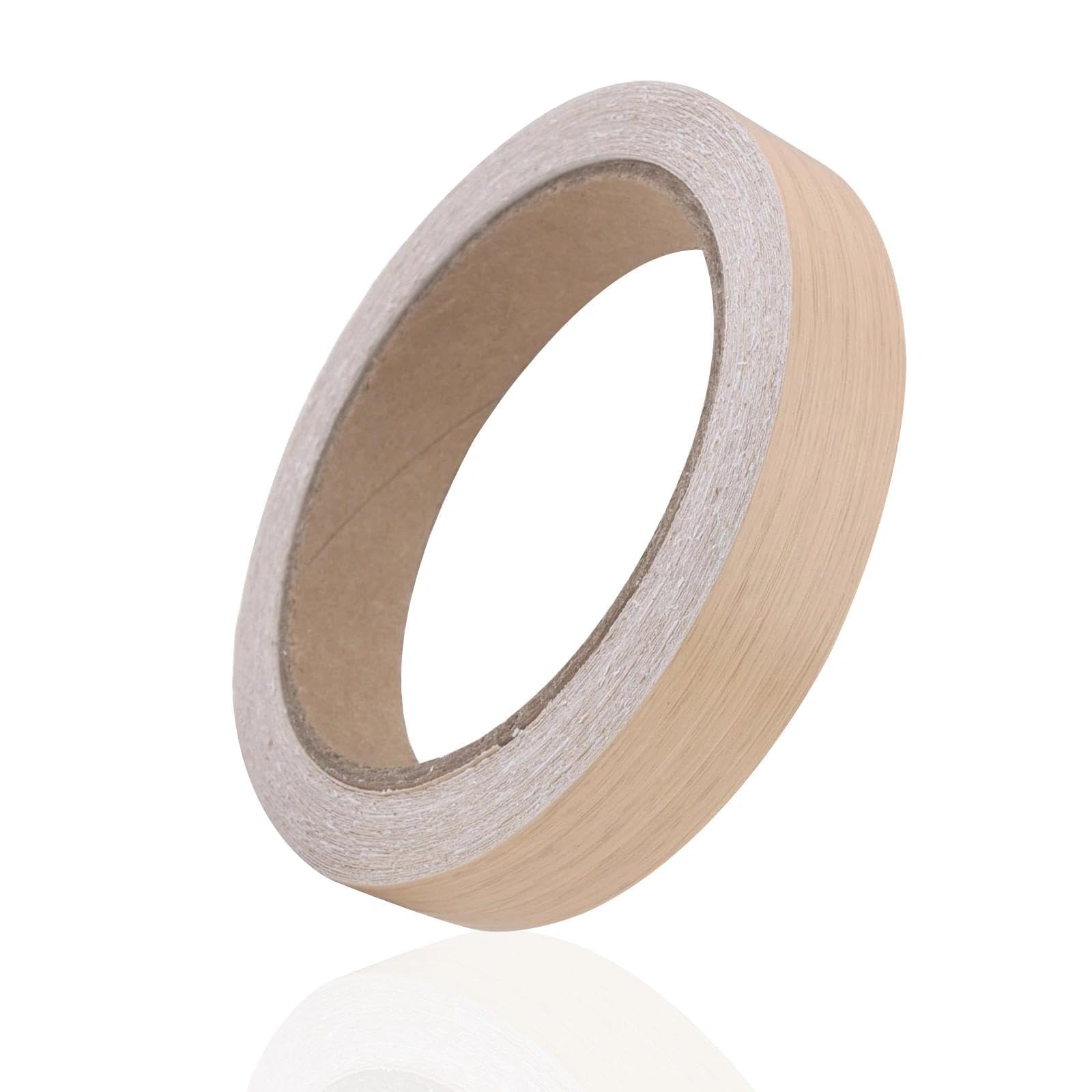 Haoxizi Beige Oak Edging Tape, Wood Self-Adhesive Edging Tape, Melamine Edge Banding, Wood Veneer Strips, For Furniture, Cabinets, Shelves, Diy Restoration（2Cm×10M）
