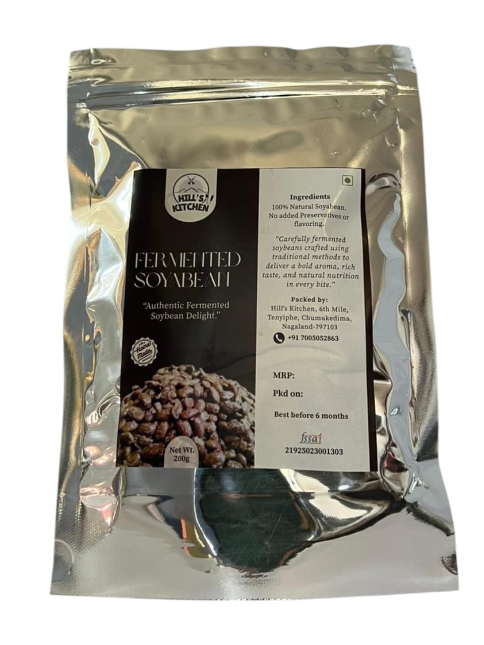 Made In Nagaland | Hill's Kitchen | Axone, Fermented Soyabean, No Added Preservatives or Flavouring, 200g-image-27