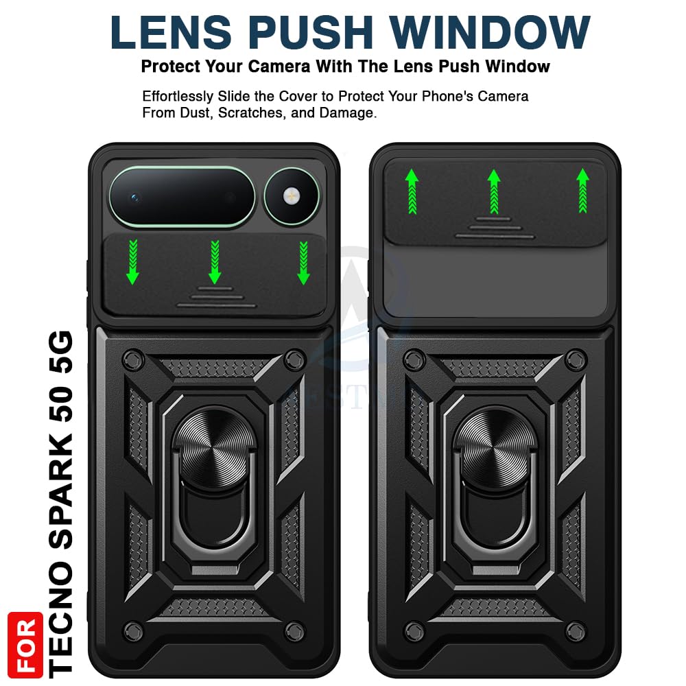 Tecno Spark 50 5G Case - Camera Armor Slider Protection -4 Tecno Spark 50 5G Case - Camera Armor Slider Protection -4