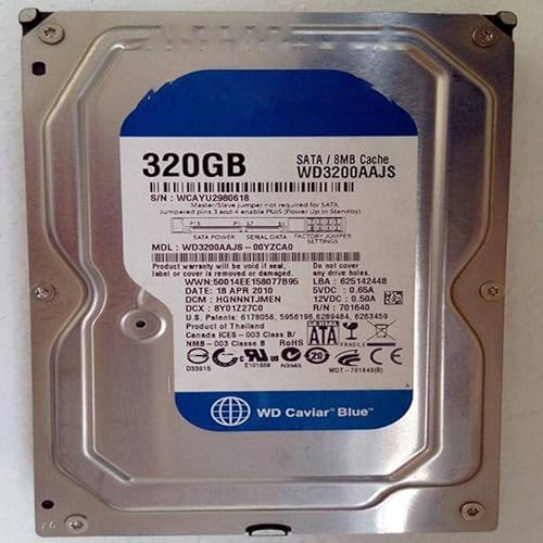 90% per 3.5 16 MB per interno per desktop per WD3200AAJS WD3200AAKX 7200 RPM hdd 320 GB s-ata