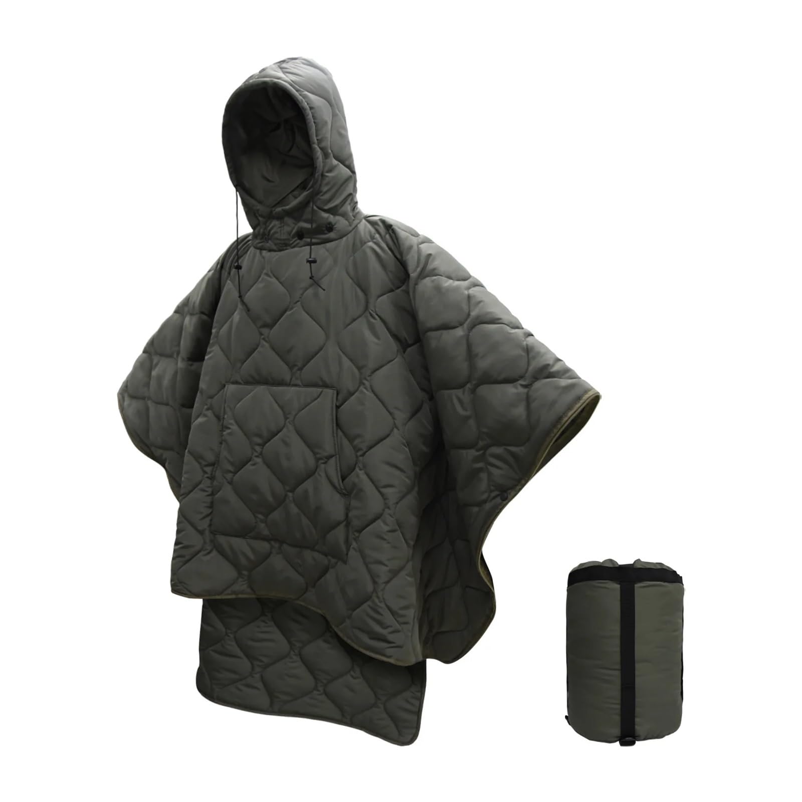 Schlafsack Wasserdichter Isolationsponcho, Winter-Warmfutter for Outdoor-Camping, Wandern, Jagd, Überleben, Notfall-Schlafsack