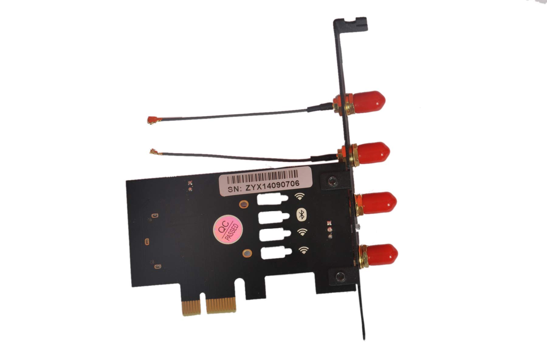 LeHang BCM94360CD BCM94331CD Adaptateur de Carte WiFi 4.0 Bluetooth vers PCI-E x1 (36 Broches) pour PC/Hackintosh