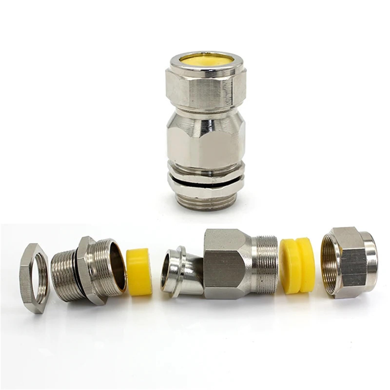 Prensaestopa MetáLica Prensaestopas de latón doble compresión M20x1.5/M25/M32/M40/M50