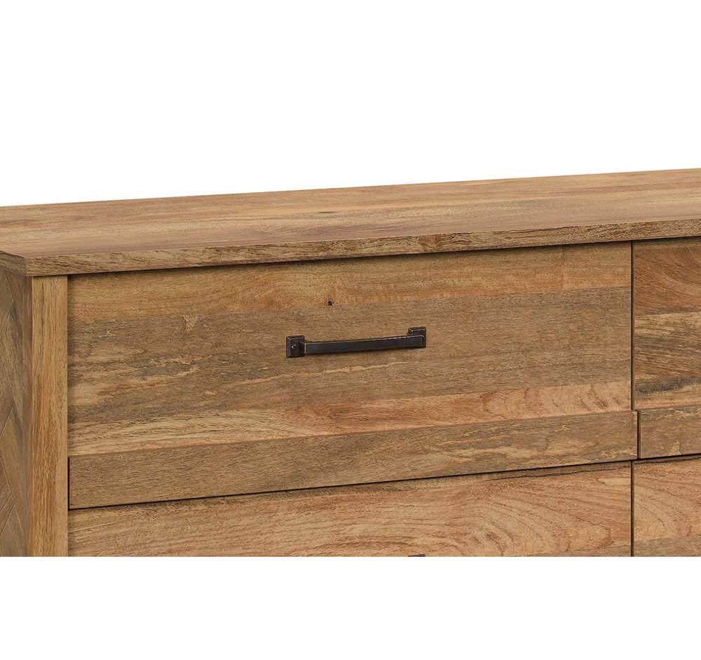 cannery bridge 6 drawer dresser brown - sauder Bedroom Dresser Chest of Drawers Wooden, in Sindoori Mango : Home & Kitchen Finished in Lintel Oak