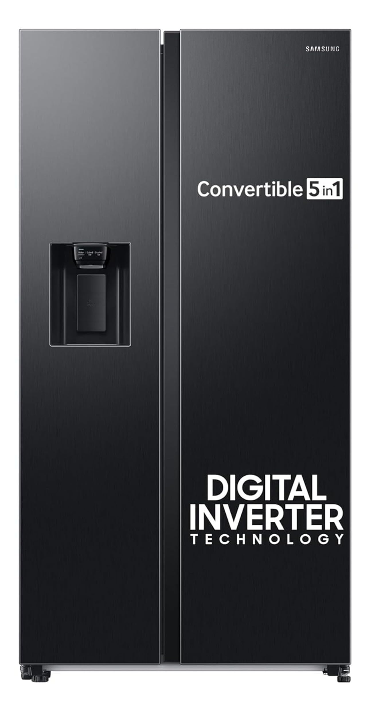 Samsung 633L Black Matte Side By Side Refrigerator - Image 1