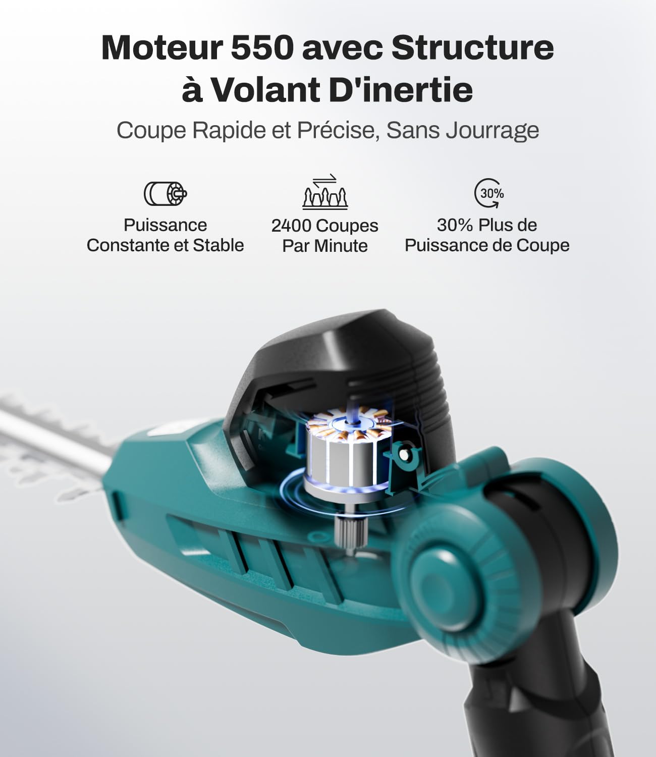 Makita CSL401 Taille Haie Télescopique 18V 41cm 11 Angles 2.62m