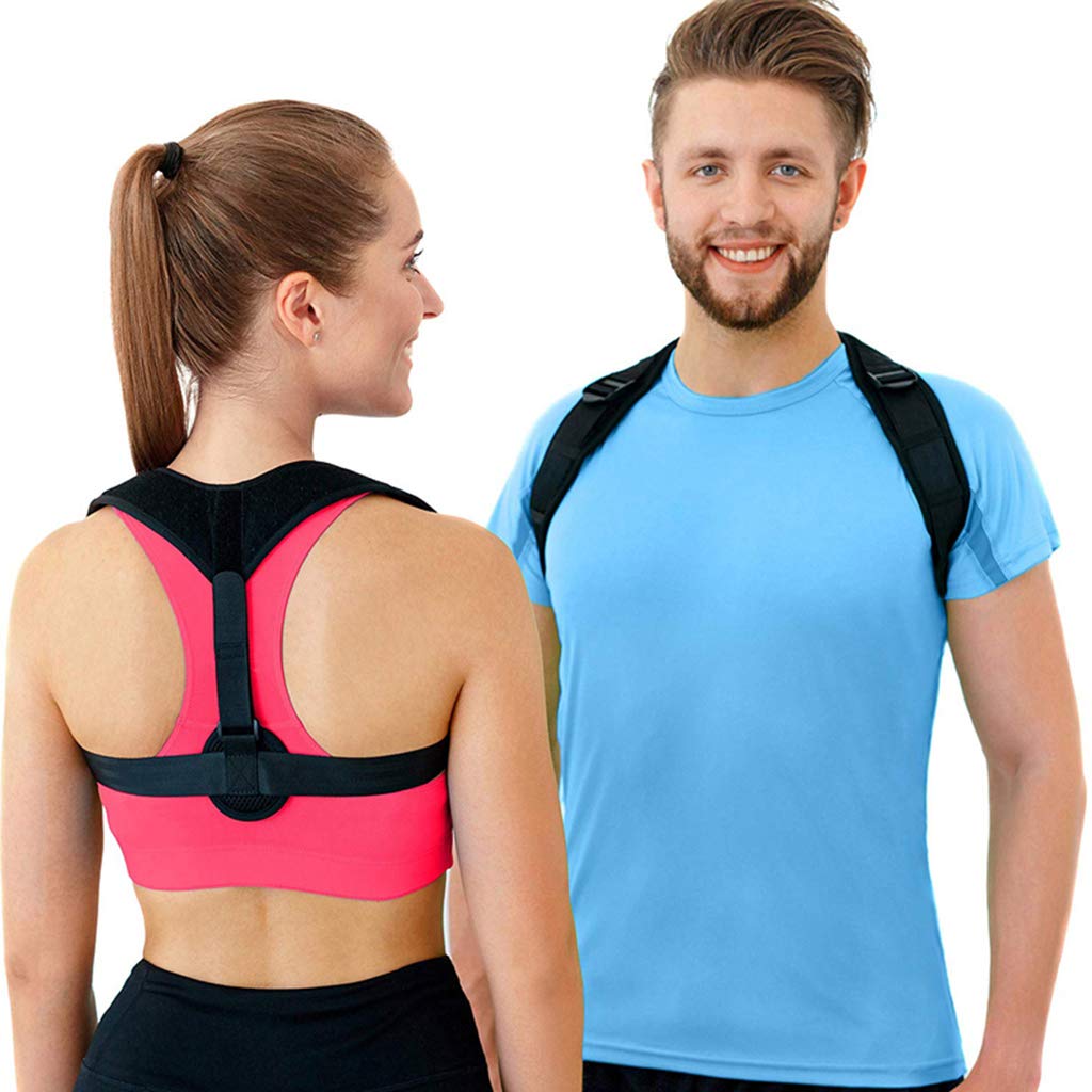 GEOOGBack Posture Corrector Women Men, Prevent Slouching Relieve Pain Posture Straps, Clavicle Support Brace Drop Shipping