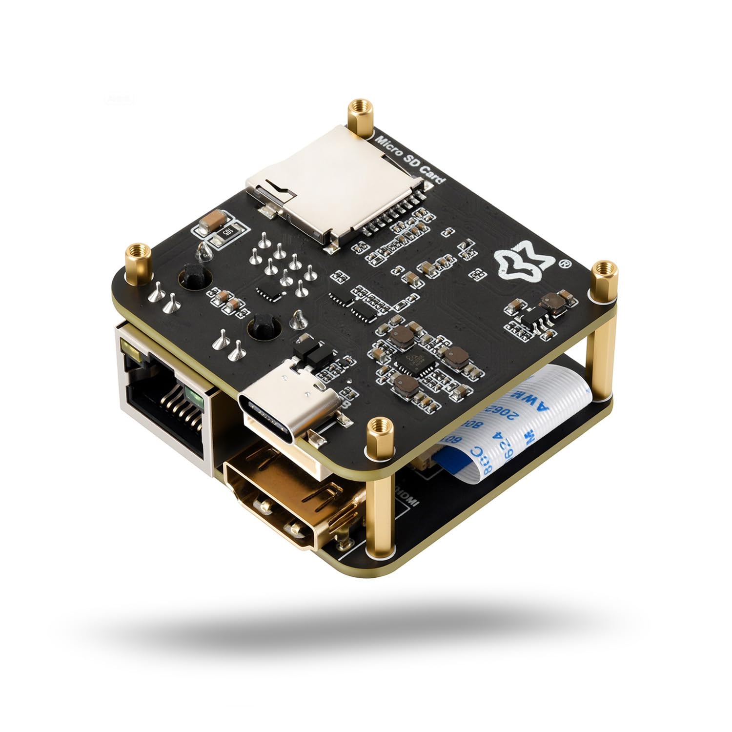 LUCKFOX PicoKVM Base - HDMI KVM over IP Remote Access Device, USB HID Simulation, Ethernet Control for PCs and Servers, No Software Required (Basic Version)