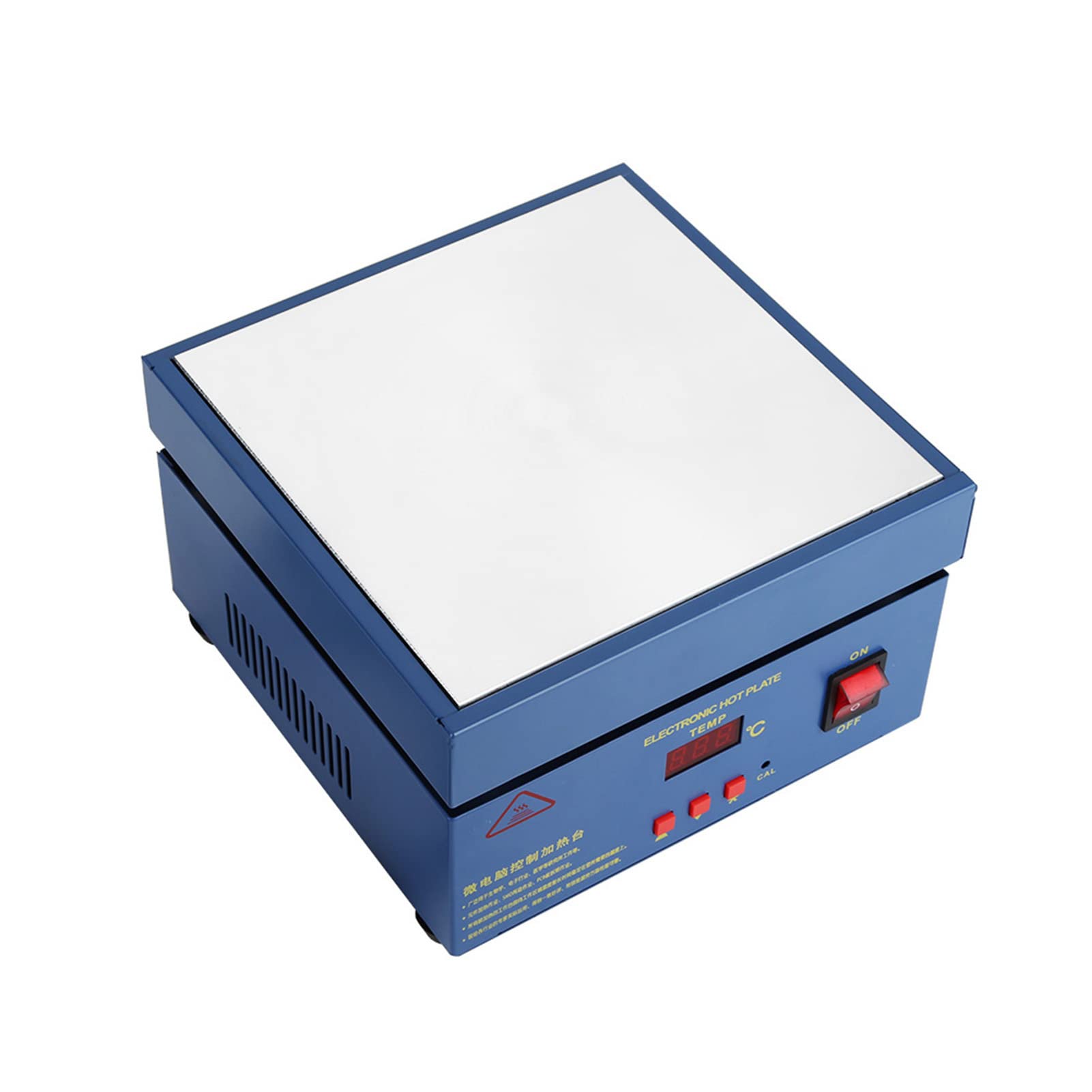JTLB 200 * 200mm LED Mikrocomputer Elektrische Heizplatte Vorwärmstation 110/220V AC 800W (EU-Stecker 220V)