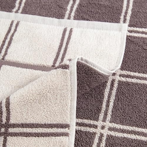 Image of MYTRIDENT Symphony of Threads Towel, 6Pc Set (2 Bath - 75 cm x 150 cm, 4 Hand - 40 cm x 60 cm), 100% Cotton, 625 GSM, Quorra-Orris