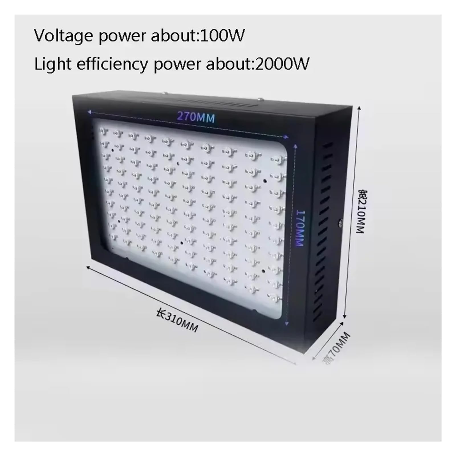 Lámpara de curado UV LED de alta potencia de 395 nm, 405 nm y 365 nm for impresión de tinta de pegamento UV, luz de curado de resina sin sombras con aceite verde Con alta eficiencia de curado(2000W_40