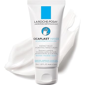 La Roche-Posay Cicaplast Hands Repairing Skin Barrier Cream Nourishing and Redness as well as Softening with Moisturising Glycerine and Niacinamide 50 ml