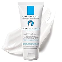 La Roche-Posay Cicaplast Hand Cream, Instant Relief Moisturizing Hand Lotion for Dry Hands, Shea Butter Lotion for Dry Cracked Hands, Non Greasy, Fragrance Free