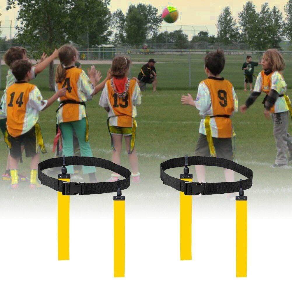 Flag Football Belt and Flags Set for Kids Teens Training