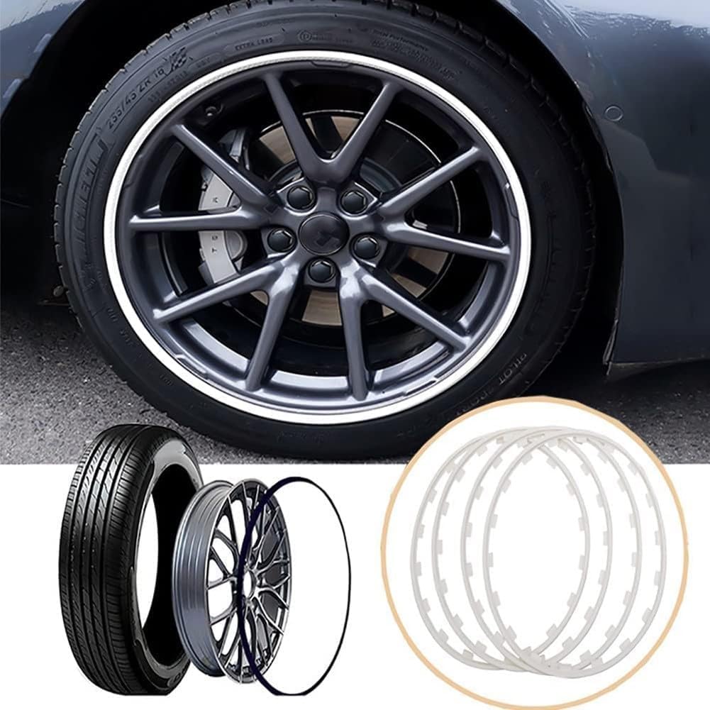ホイールリムガード リムプロテクターリムプロテクター、16-20インチ、ホイールを傷から保護し、車のホイールの擦り傷や擦り傷を修復し