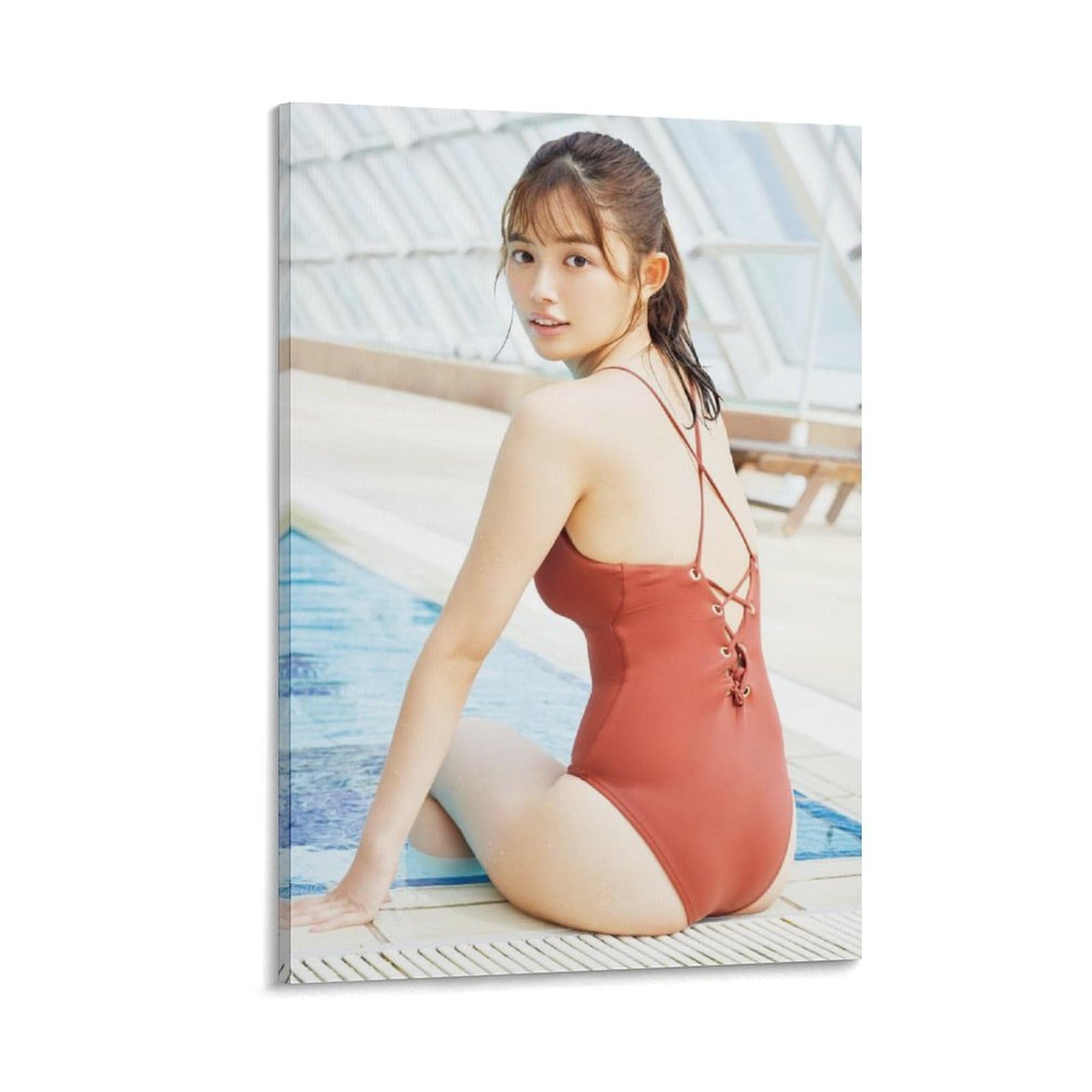 Amazon.co.jp: 森日菜美セクシー 水着 ビキニポスター キャンバス 芸術