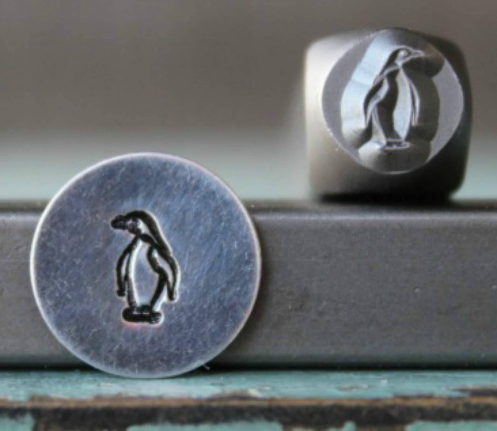 6mm Mama Penguin Metal Punch Design Stamp - Supply Guy - CH-297