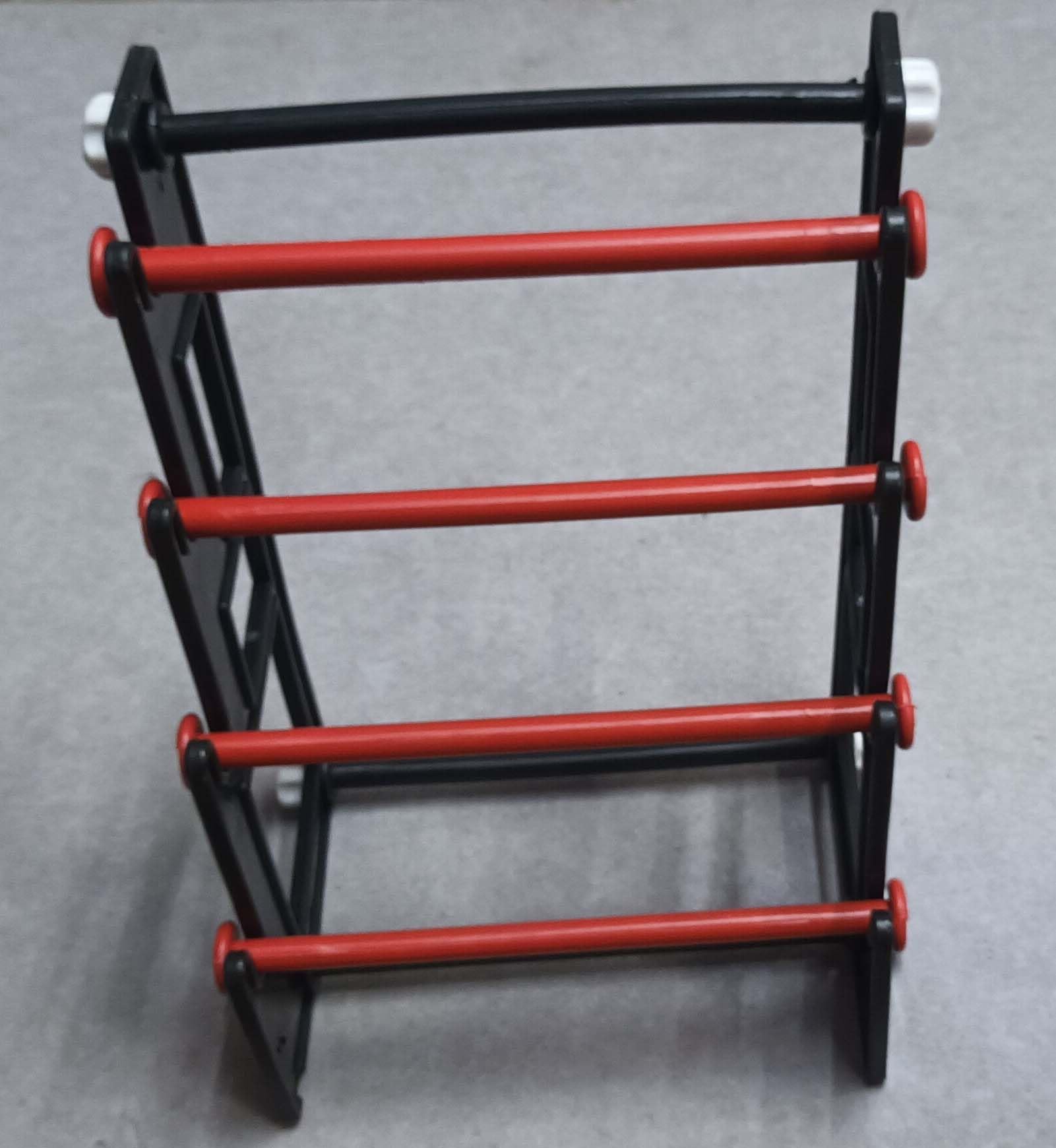 1 Side Bangle Stand - Plastic Bangle Display Stand with 5 Sticks (Multi Colour) With;6" Length:12" 4